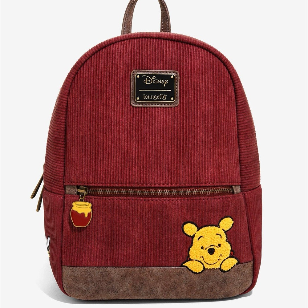 Loungefly Disney Winnie the Pooh Corduroy Mini Backpack BoxLunch Exclusive 🍯🐝